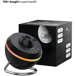 Ainael Galaxy Projector, Star Projector Home Planetarium Space Ceiling Starry Sky Night Light with Light Strip, Meteor and Galaxy Projector for Kid Ad