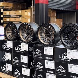 17” 17x9 LOCK OFF-ROAD WHEELS RIMS SET OF (4) $999 WE FINANCE NO CREDIT OK
