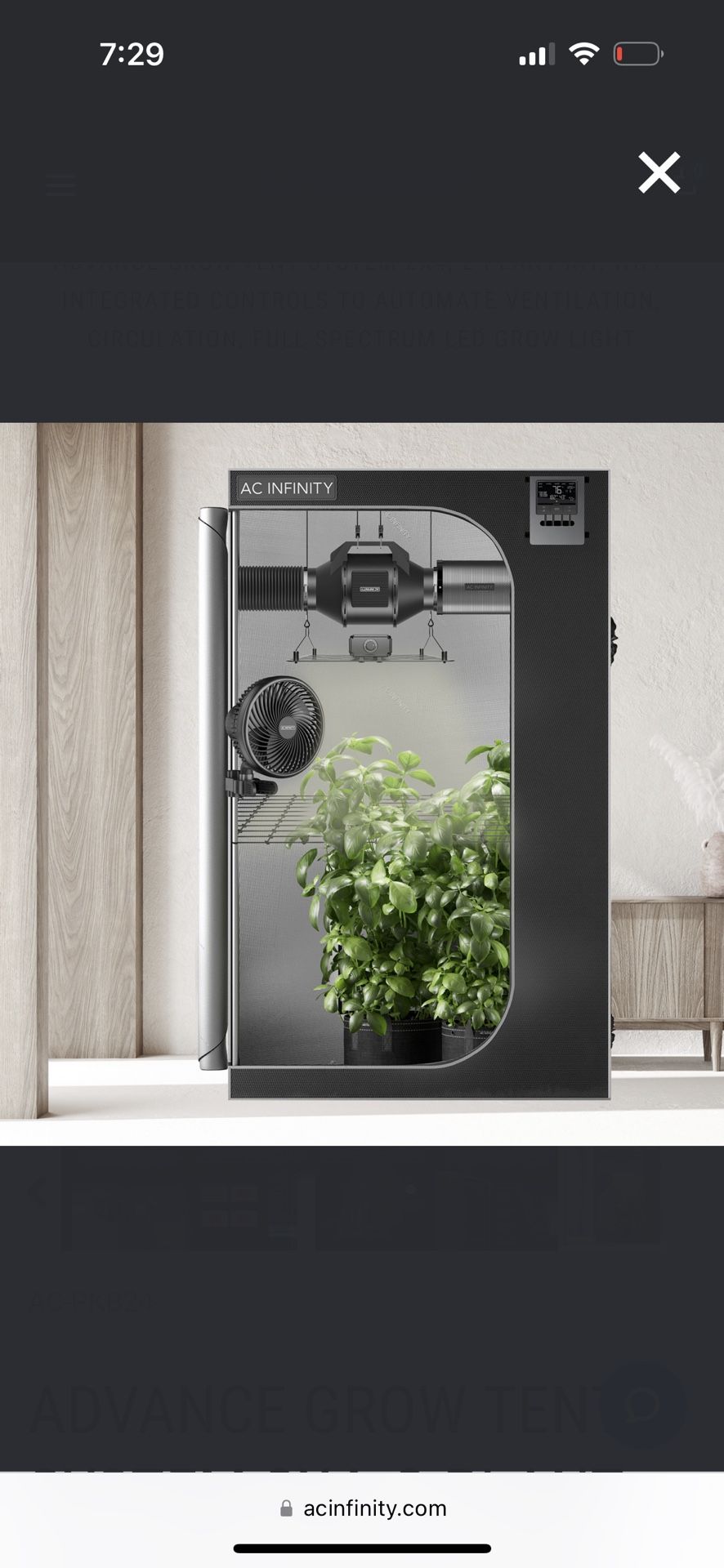 AC Infinity Automated Grow Kit 2x4