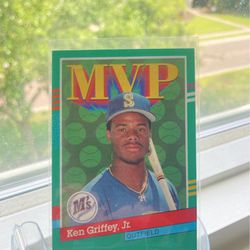 1990 Leaf Ken Griffey Jr MVP Card