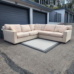 Crate and Barrel Sectional Couch 