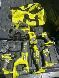 Ryobi 18v power tools set