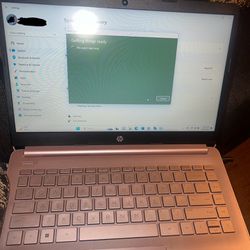 Rose Gold HP Laptop