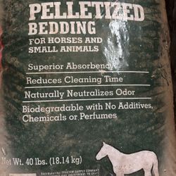Pelletized Wood Bedding 