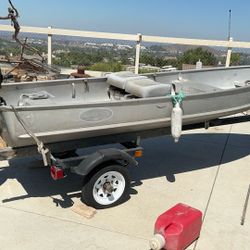 13 ft Aluminum Fishing Or Lobster/Crab Boat 