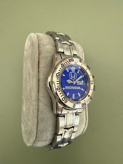 Official Honda Blue Dial stainless steel watch