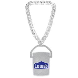 LOWES ACRYLIC BUCKET NECKLACE