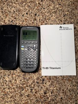 Graphing Calculator TI 89 Titanium with Booklet