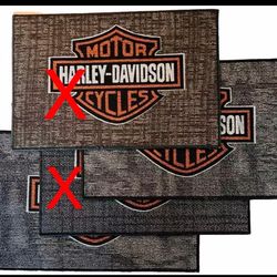 Harley-Davidson Logo Door Entry Mat 18" X 27”