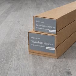 Brand New Engineered Hardwood Flooring – Silverthorn Hickory (2 Boxes)