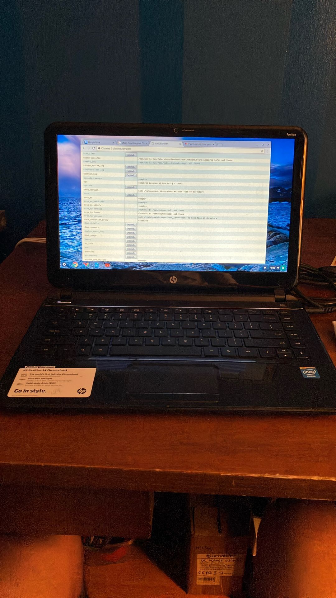 HP Pavilion 14" Chromebook