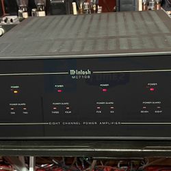 McIntosh MC7108 MC7108, 8-Channel Solid State Amplifier, Excellent Working Condition.