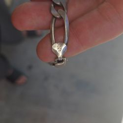 Italian Figaro 76Grams 28in Silver 