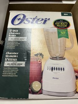 BRAND NEW Oster Work Top Blender 6641 White 6 cup, 12 speeds, 450 watt