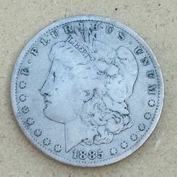 1885 Morgan Silver Dollar Philadelphia Circulated