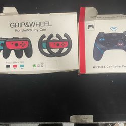 Nintendo Switch Controller And Grip