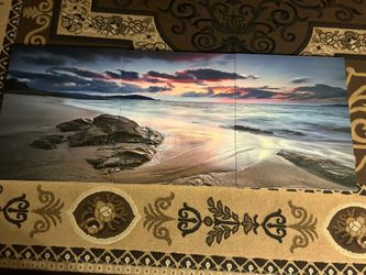 3 combining beach canvases