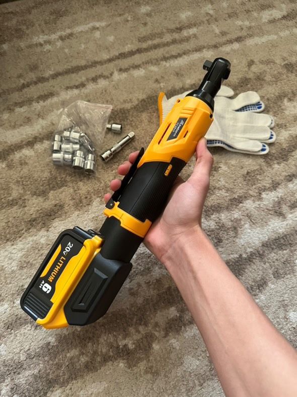 Cordless Ratchet Wrench Electric Right Angle Wrench