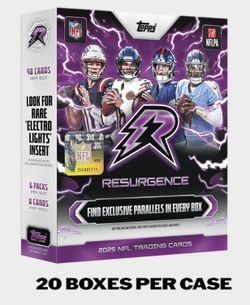 2025 Topps Resurgence Football - Mega Box - Sealed Case