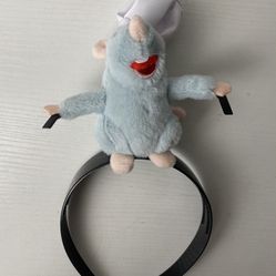 Ratatouille Plush Headband Chef Hat cartoon Chef Mouse Hair Clips Cosplay