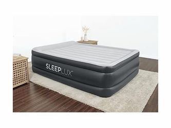 SLEEPLUX 22" Queen Air Mattress – Built-In Pump, Pillow & USB Charger