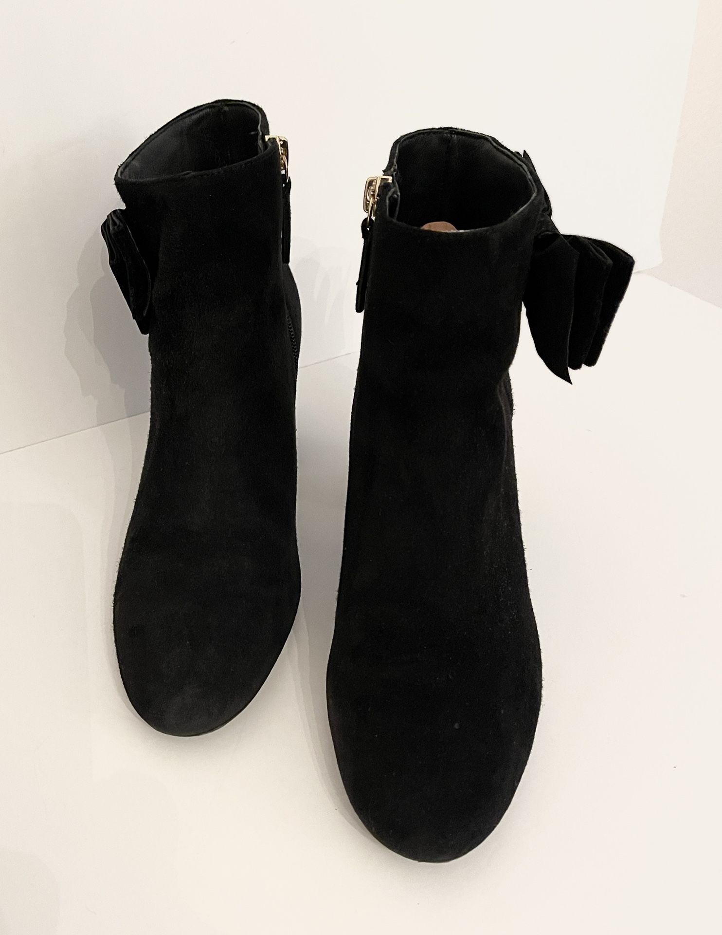 Kate Spade New York Holly Women's Black Suede Heel Bootie
