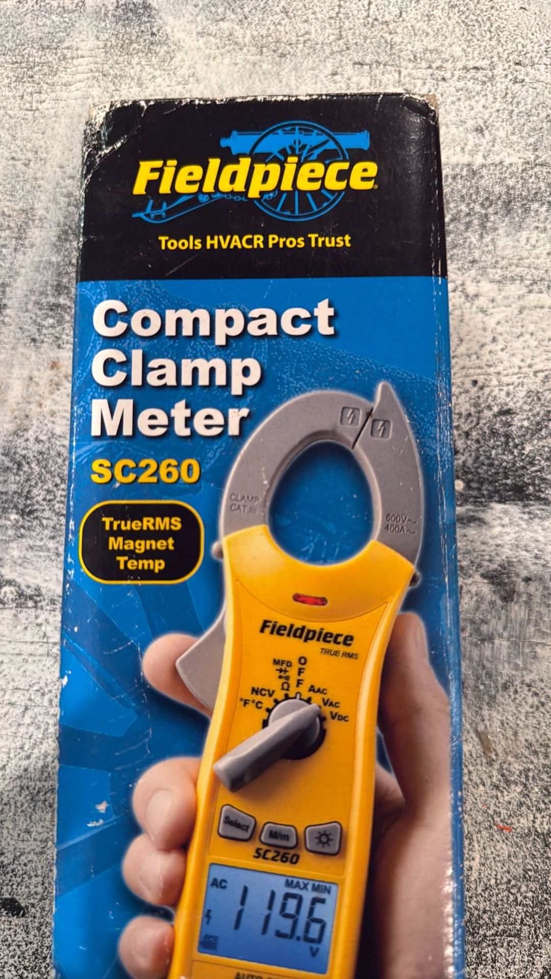 Fieldpiece Compact Clam Reader