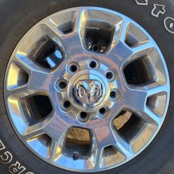 18" Original Dodge Ram 8lug Rims /  Tires LT275/70/18