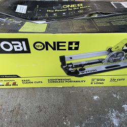 Like New RYOBI Floor Saw Cordless