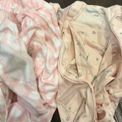 Baby Girl Swaddles X5