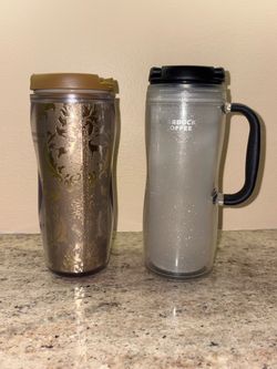 Starbucks Hot Coffee Travel Cups With Flip Top Lids
