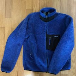 Patagonia Fleece Retro X Navy, Made in USA, 1998, Size SPatagonia Fleece Retro X Navy, Made in USA, 1998, Size S