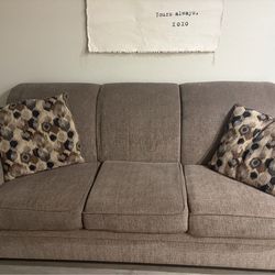 Cushions  86” x 21” wide Sofa. Perfect condition.