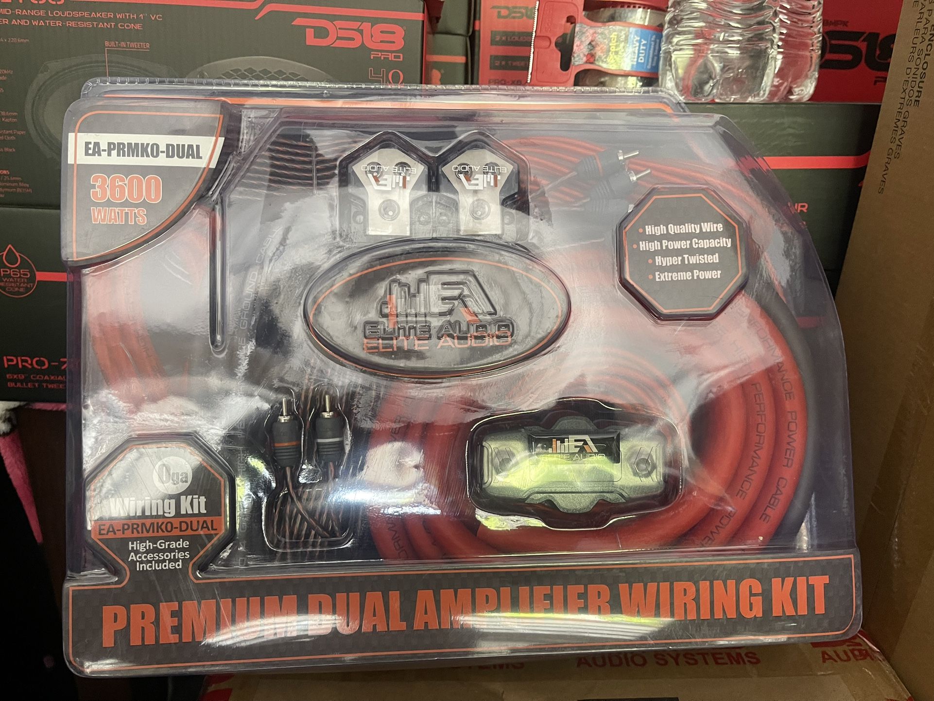 AMP KIT WIRING O GAUGE EA-PRMKO-DUAL