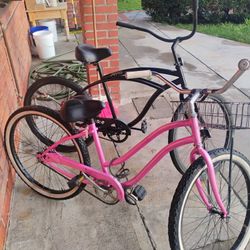 His And Her's Beach Cruisers 26 Inch 