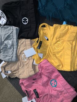 sports bras and shorts