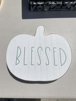 Blessed Wooden Sign