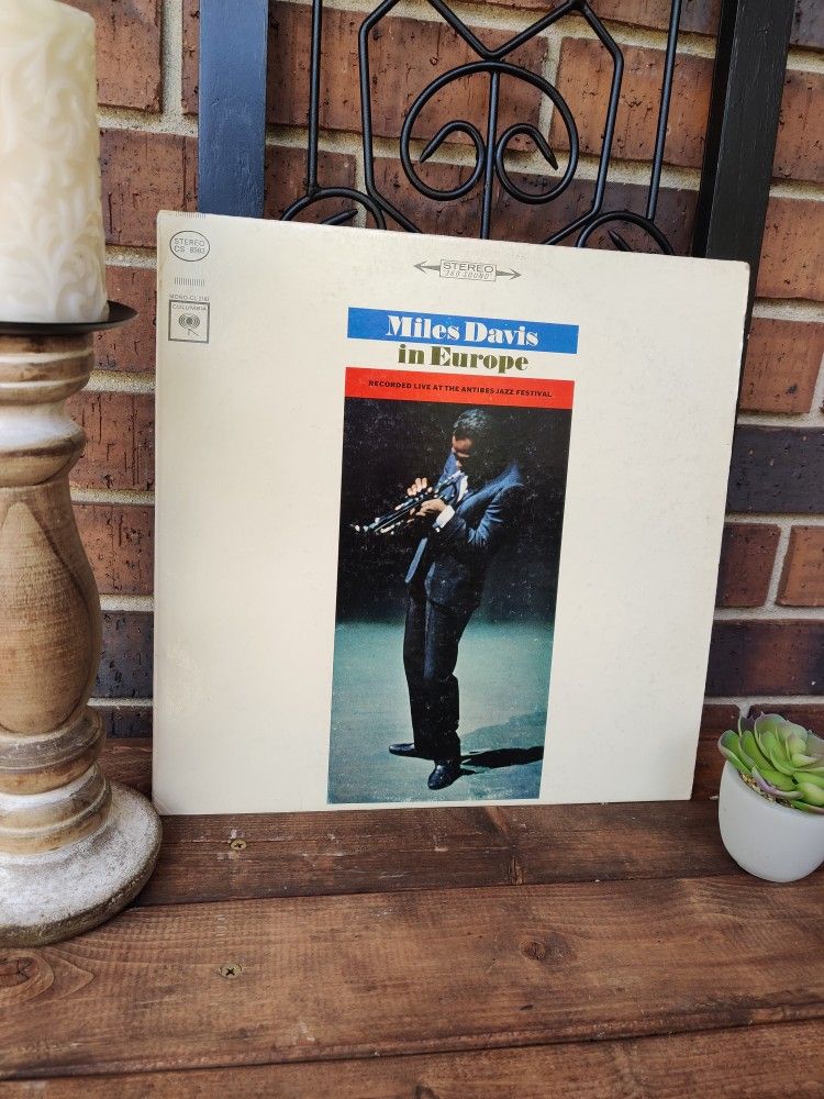 Vintage Miles Davis IN Europe Vintage Lp/Album/Record/Album