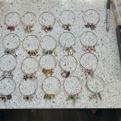 (D) 23 Brand New Charm Bracelets