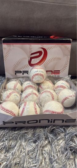 12 Pack Pro Nine Senior Little League Baseballs – New in Wrapper