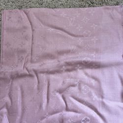 Louis Vuitton Lv Dusty Pink Scarf NWOT 