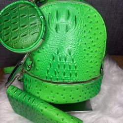 Green Backpack 