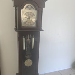 Manufactured Wood Grandfather Clock