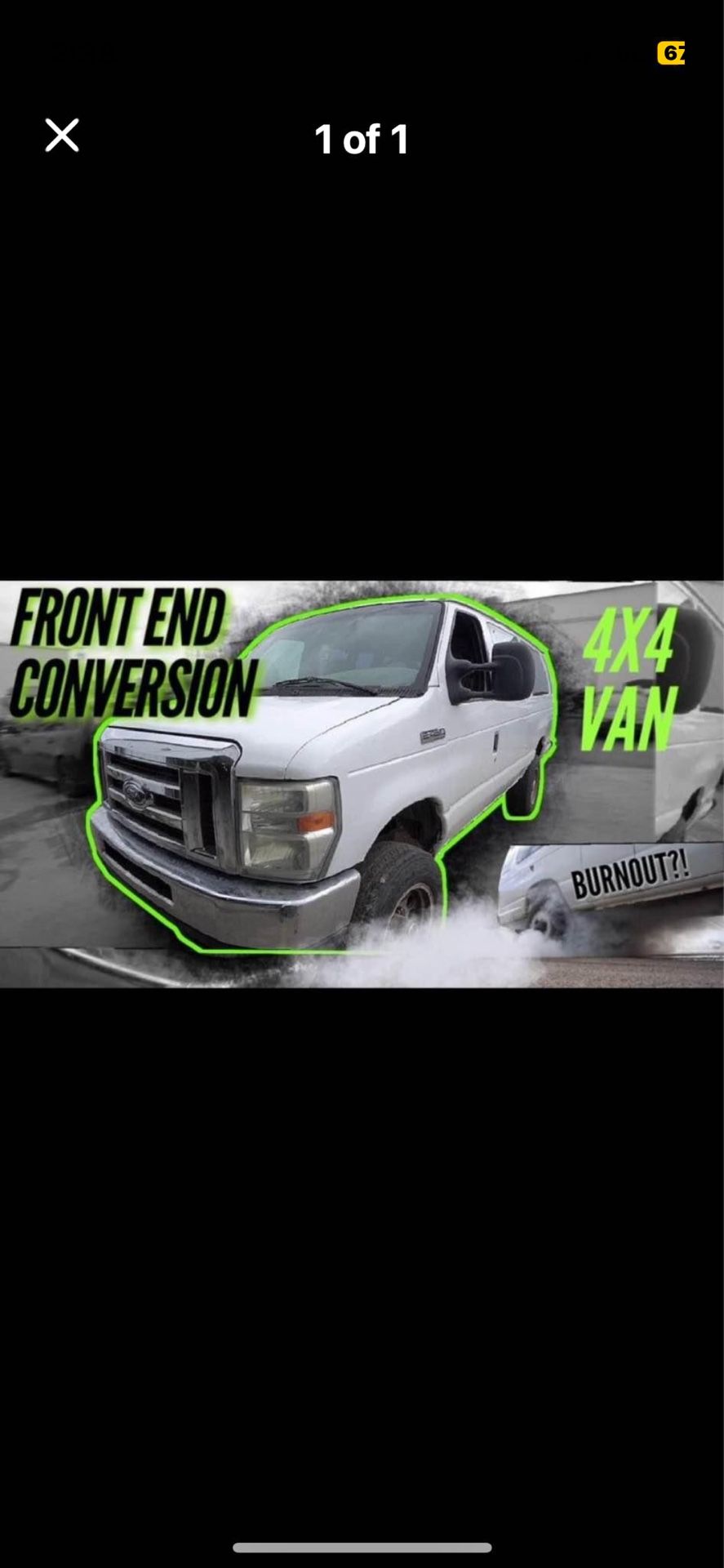 Ford Van Front End Swap Economies