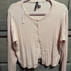 Pink Cardigan 