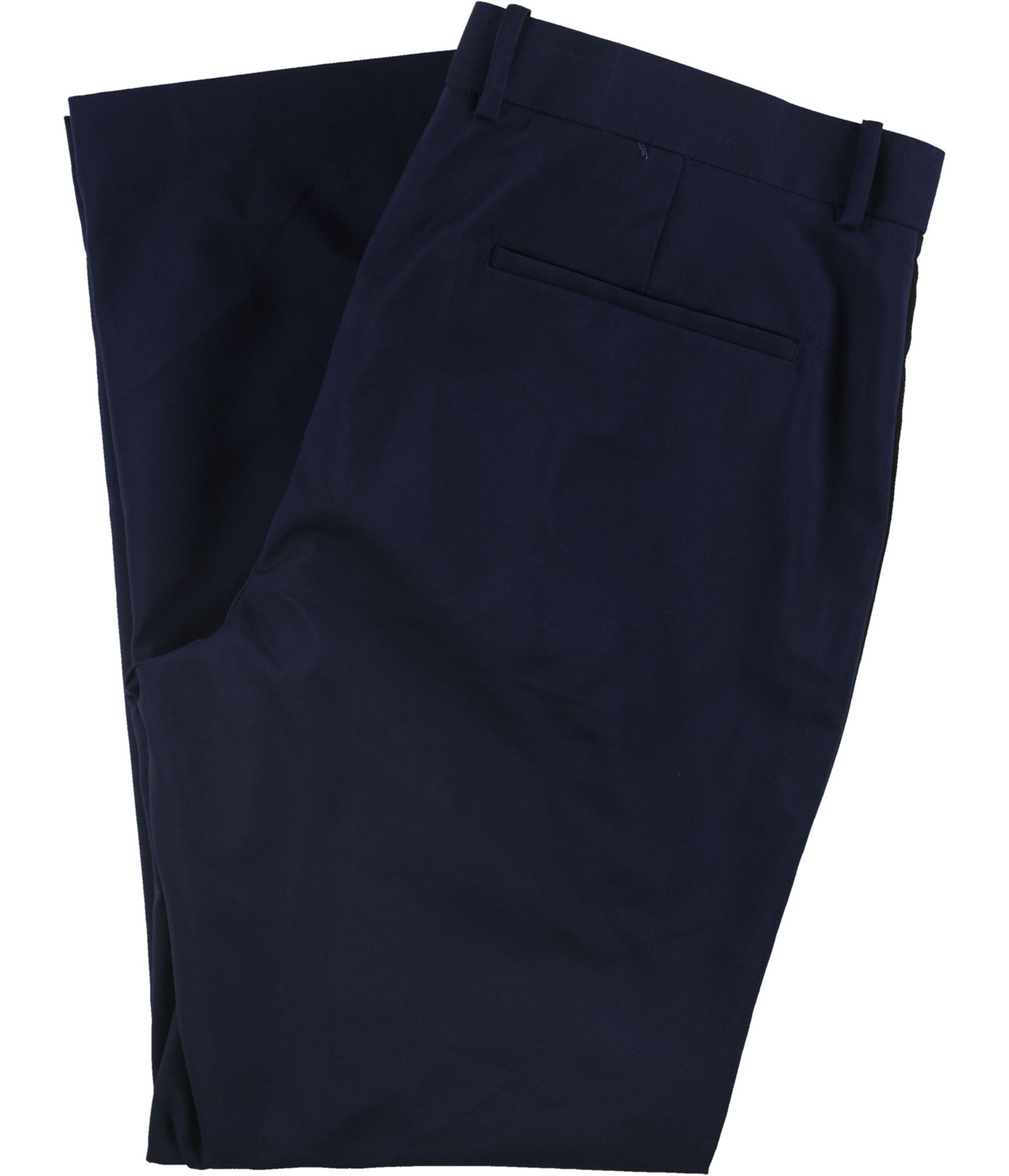 Alfani Mens Side Striped Dress Pants Slacks, Blue, 40W x 30L
