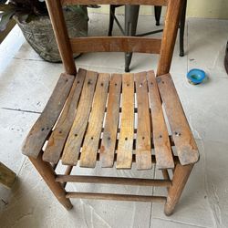 Old Wood Chair 