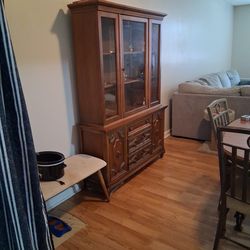 Real Wood China Cabinet