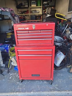 High Capacity Steel Rolling Tool cart with drawers and tools  storage