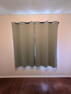 Green or Purple blackout curtains